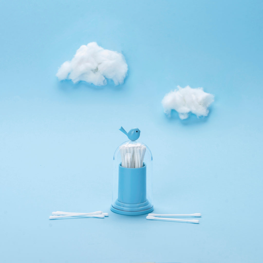 Porte-cure-dents & distributeur coton-tiges Birdie