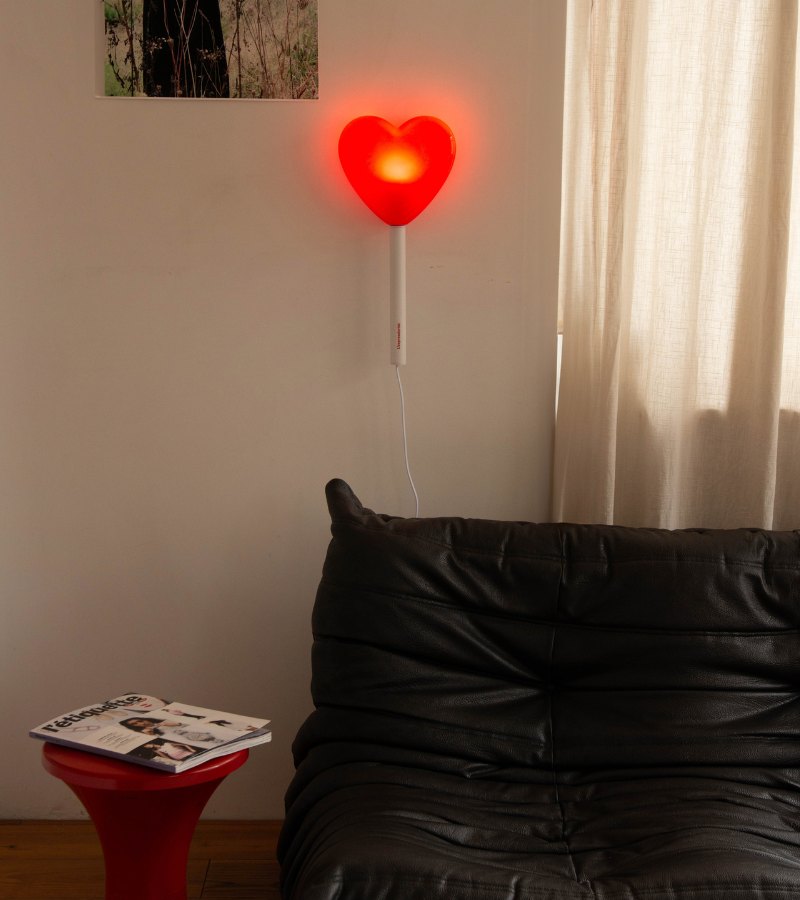 Lampe murale sucette cœur – L’Expressionist
