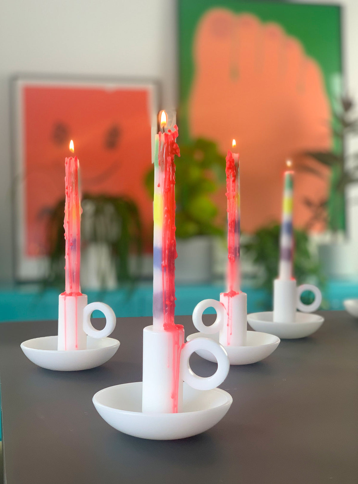 Bougie Coulante Candélabre
