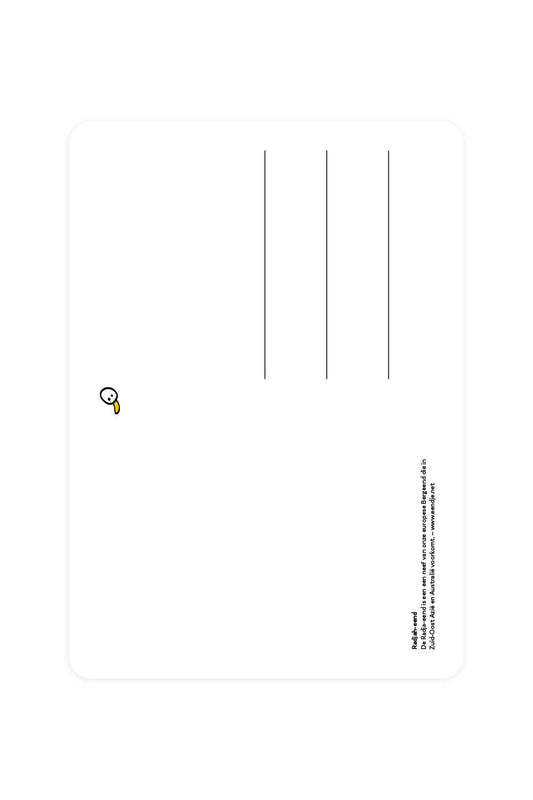 Postal con Radjah Duck