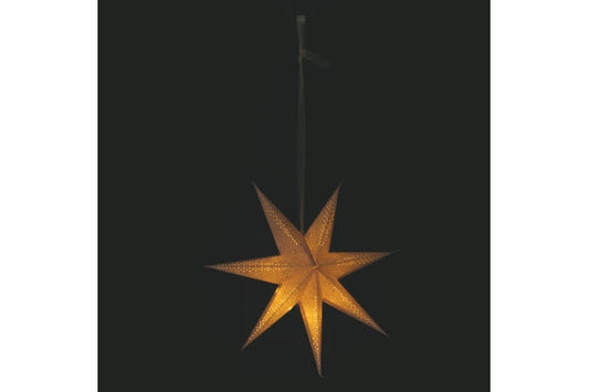 クリスマス スター LED ベルベット グレー - 2188226