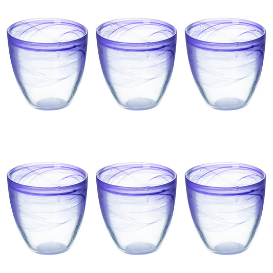 アラバストロ 丸型ガラス 280ml パープル - 2188564