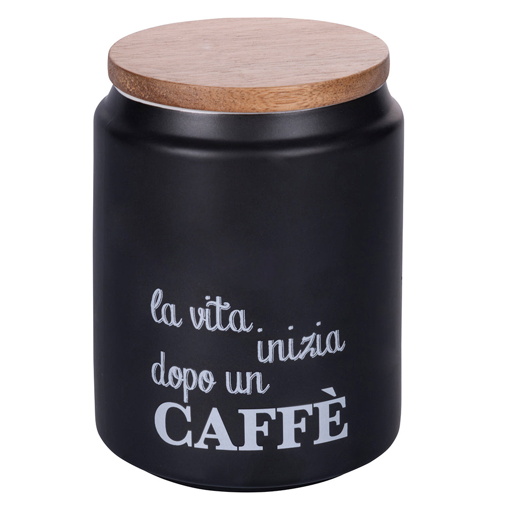 COFFEE JAR WITH BAMBOO LID # - 2190703