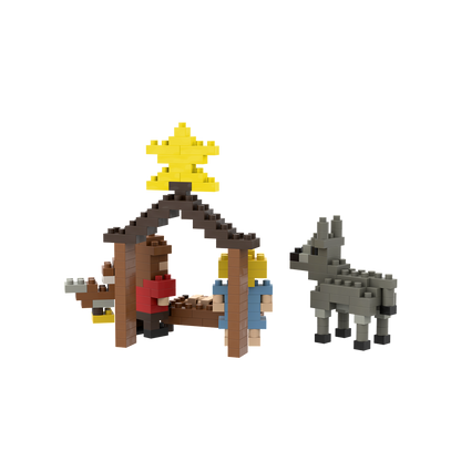 BRIXIES Postcard Nativity Scene