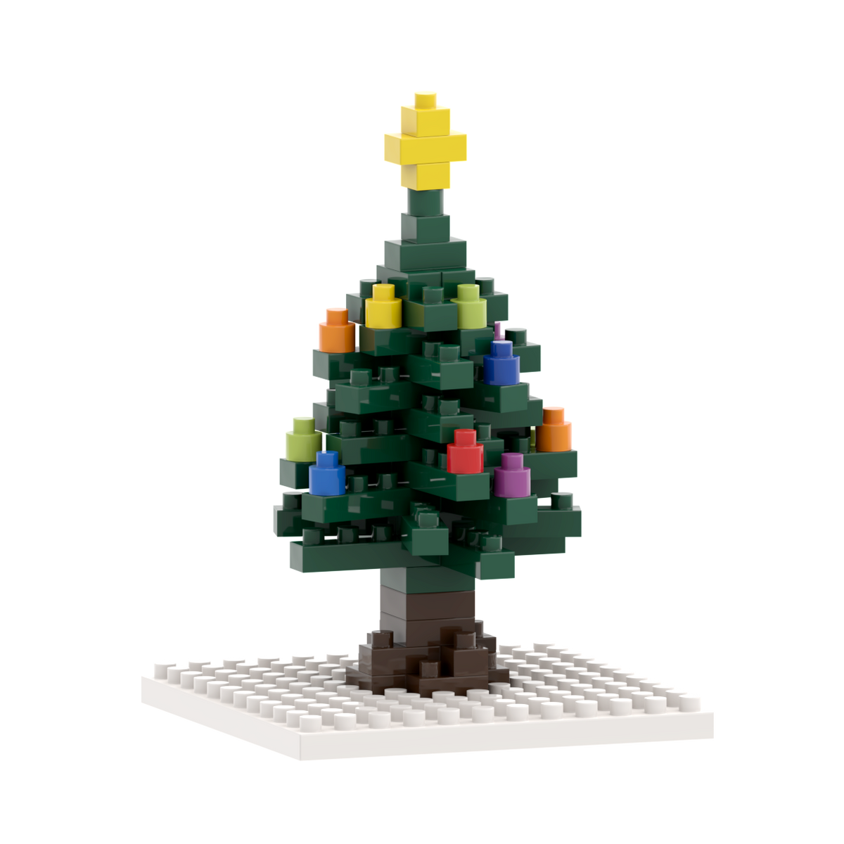 BRIXIES Postkarte Weihnachtsbaum