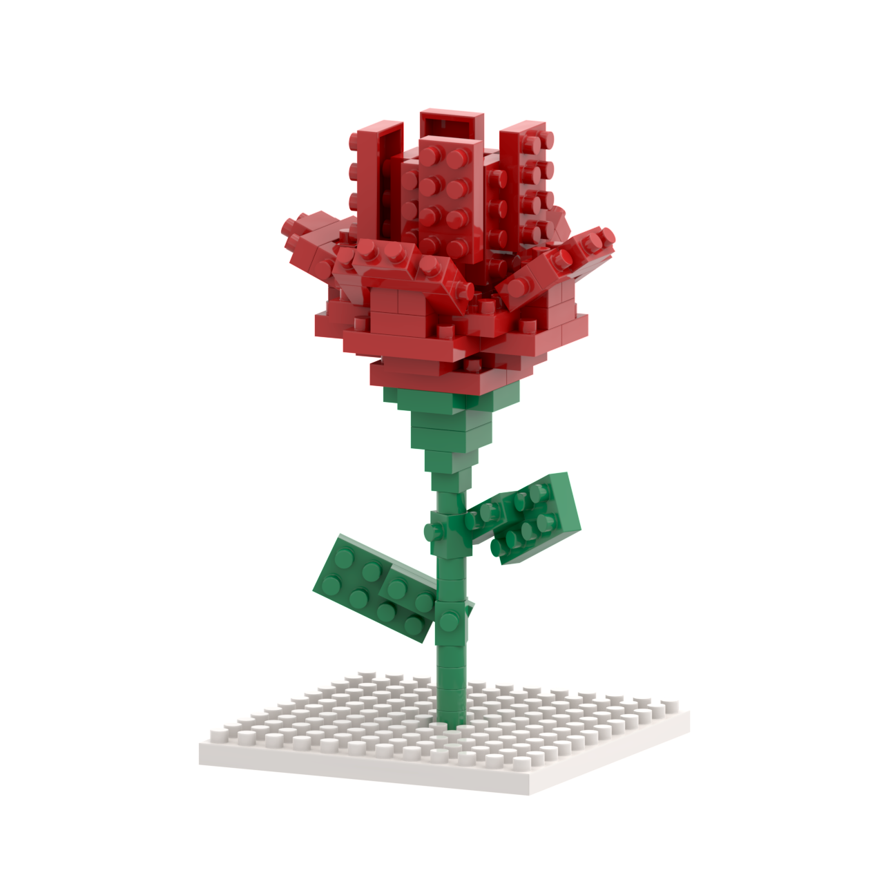 BRIXIES Postkarte Blume
