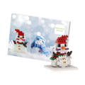BRIXIES Snowman Postcard