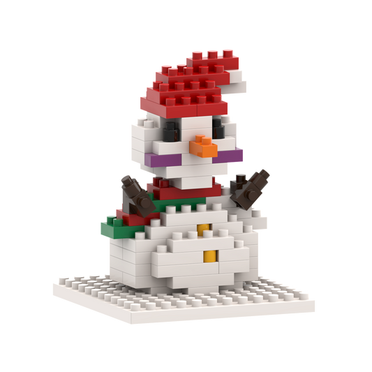 BRIXIES ポストカード 雪だるま