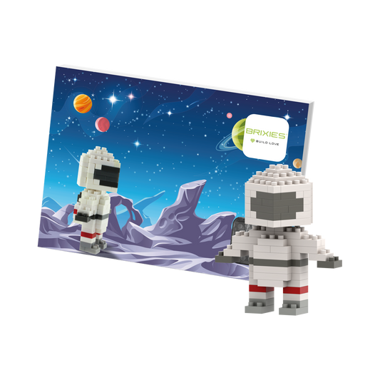 BRIXIES ポストカード 宇宙飛行士