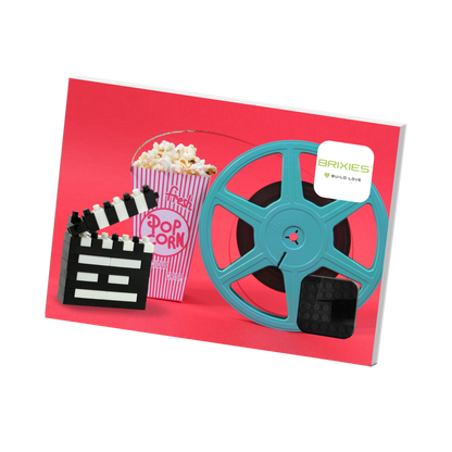 BRIXIES Postkarte Filmklappe