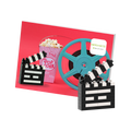 BRIXIES Postkarte Filmklappe