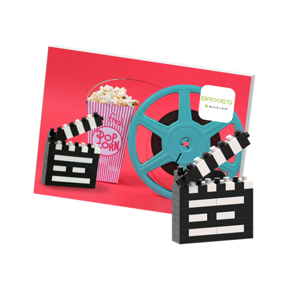 BRIXIES Postkarte Filmklappe