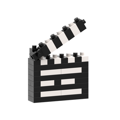 BRIXIES Postkarte Filmklappe