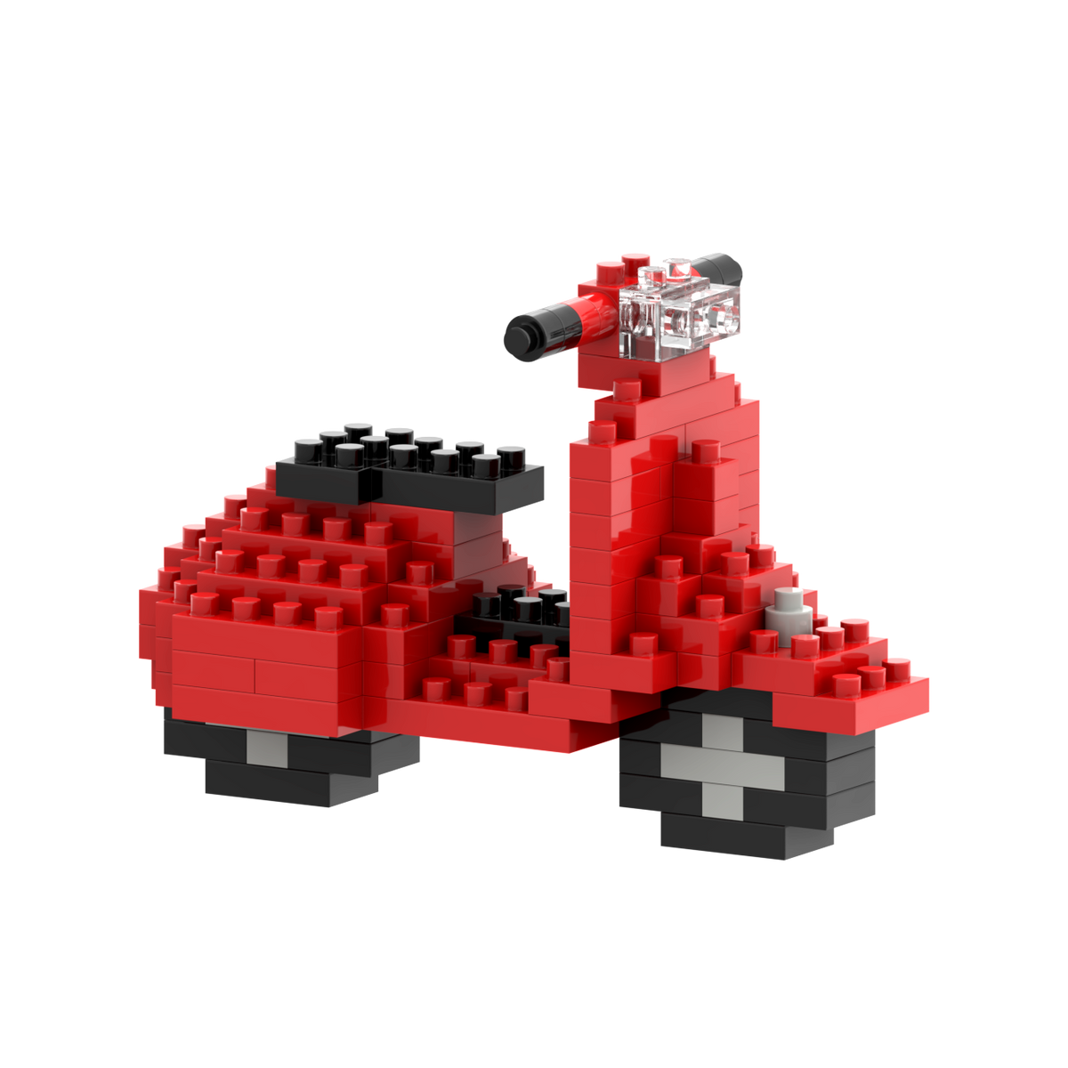 BRIXIES Postkarte Motorroller