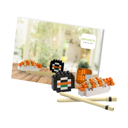 BRIXIES Postkarte Sushi