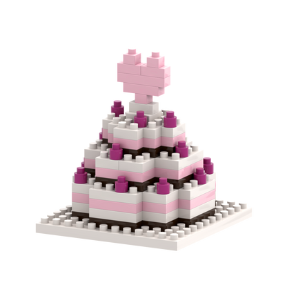 BRIXIES Postkarte Hochzeitstorte