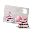 BRIXIES Wedding Cake Postcard