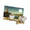 BRIXIES Postkarte Croissant & Kaffee