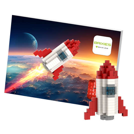 BRIXIES ポストカード ロケット