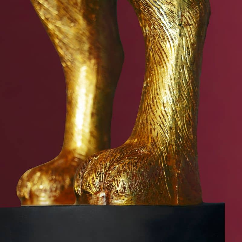 Lámpara de pie Hiding Rabbit®, dorado/negro, 115 cm de alto