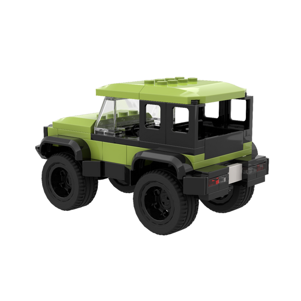 BRIXIES Plus Mini Geländewagen grün / Mini Off Roader Green