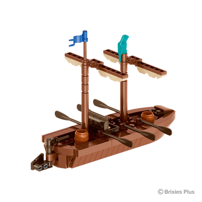 BRIXIES Plus Piraten Schiff klein
