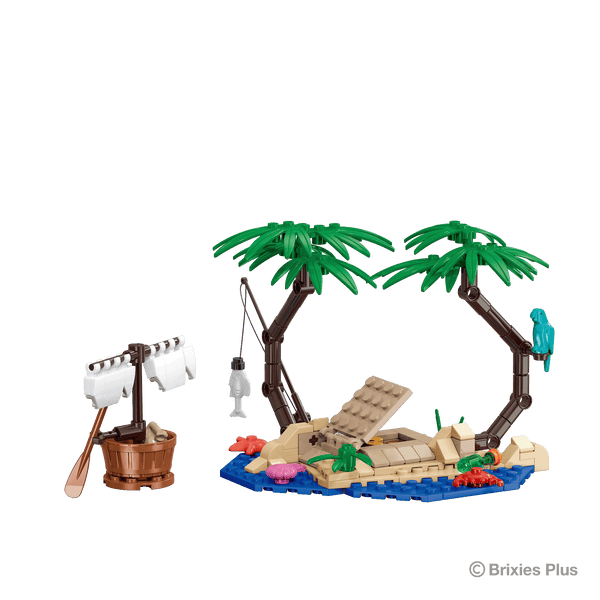 BRIXIES Plus Pirateninsel schatz