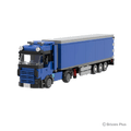 BRIXIES Plus LKW mit Auflieger / Truck with Trailer