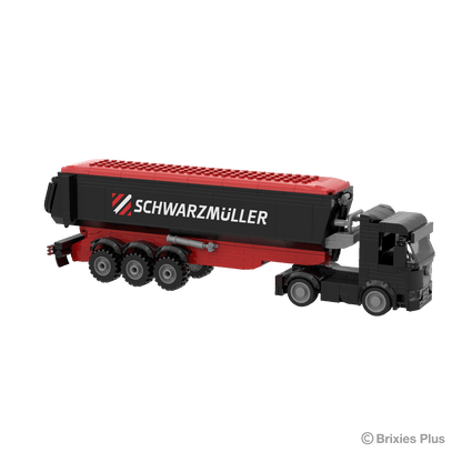 BRIXIES Plus Schwarzmüller Zugmaschine plus Muldenanhänger