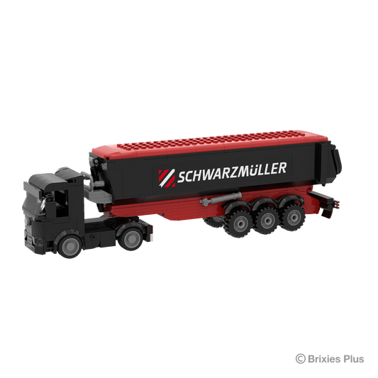 BRIXIES Plus Schwarzmüller Zugmaschine plus Muldenanhänger