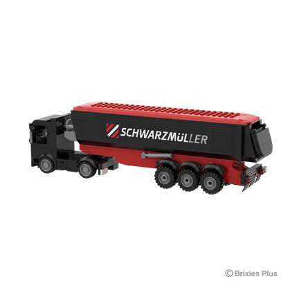 BRIXIES Plus Schwarzmüller Zugmaschine plus Muldenanhänger