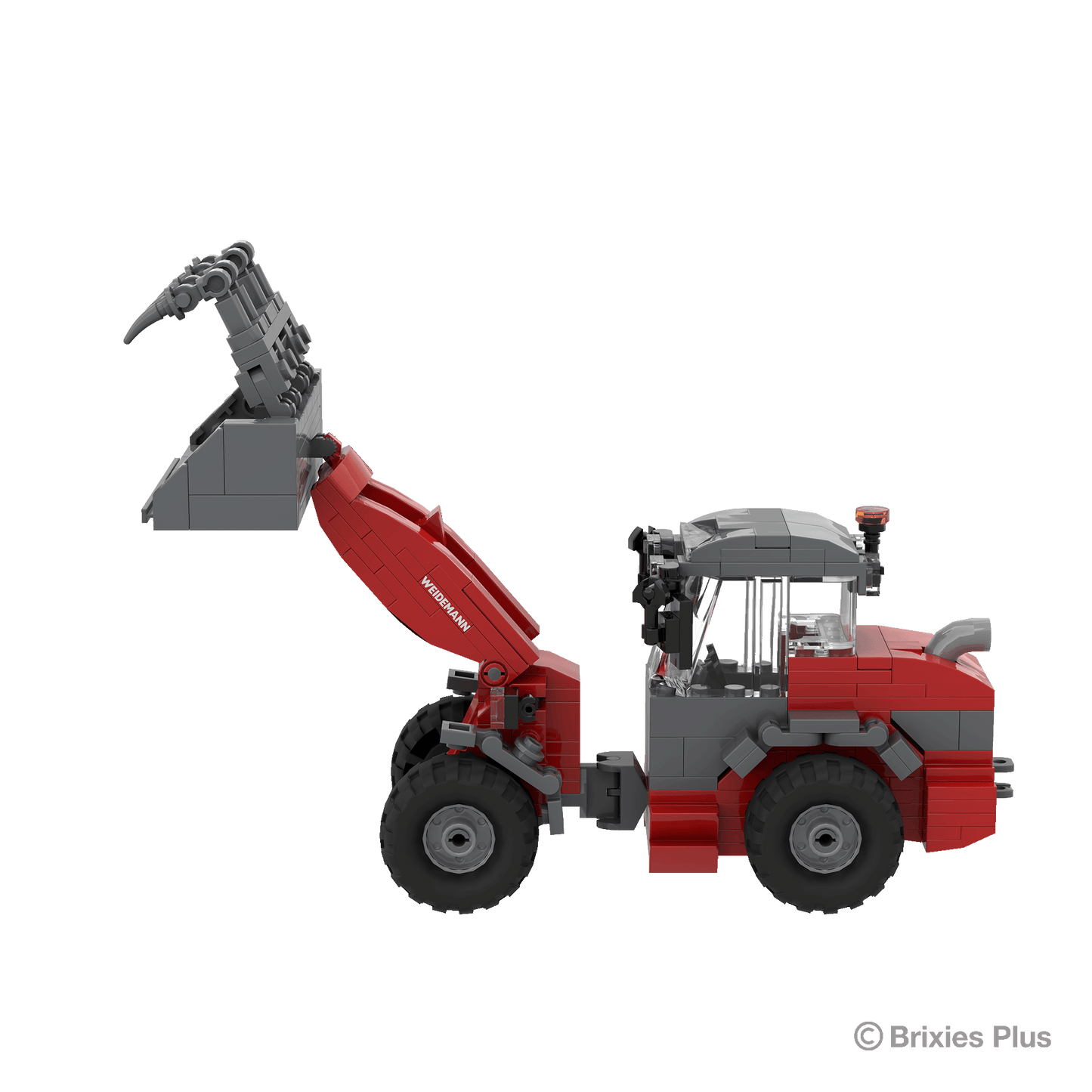 BRIXIES Plus Weidemann 3060 Greifschaufel & Plattengabel + Zubehör