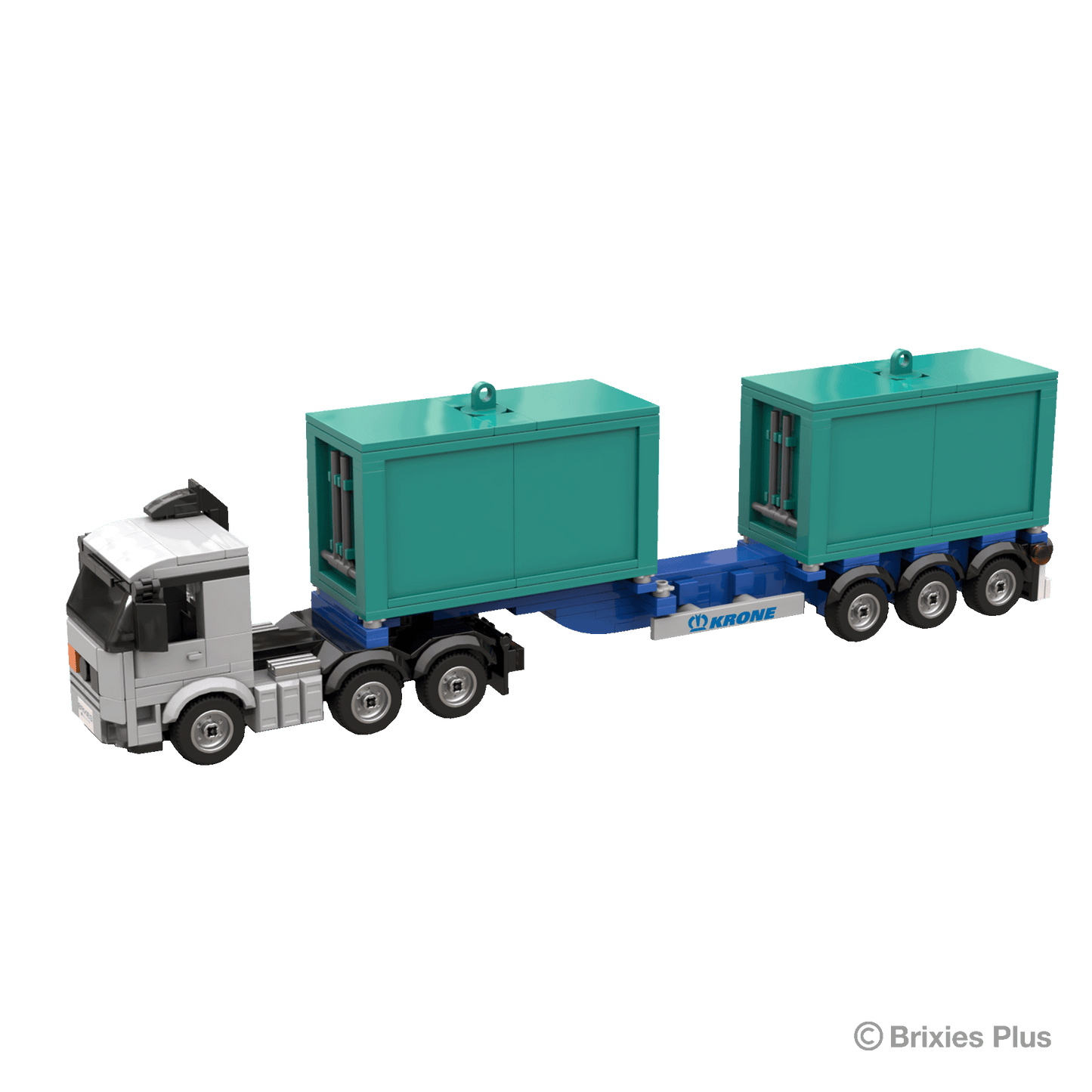 BRIXIES Plus Krone Boxliner eLTU70 mit 2 Containern