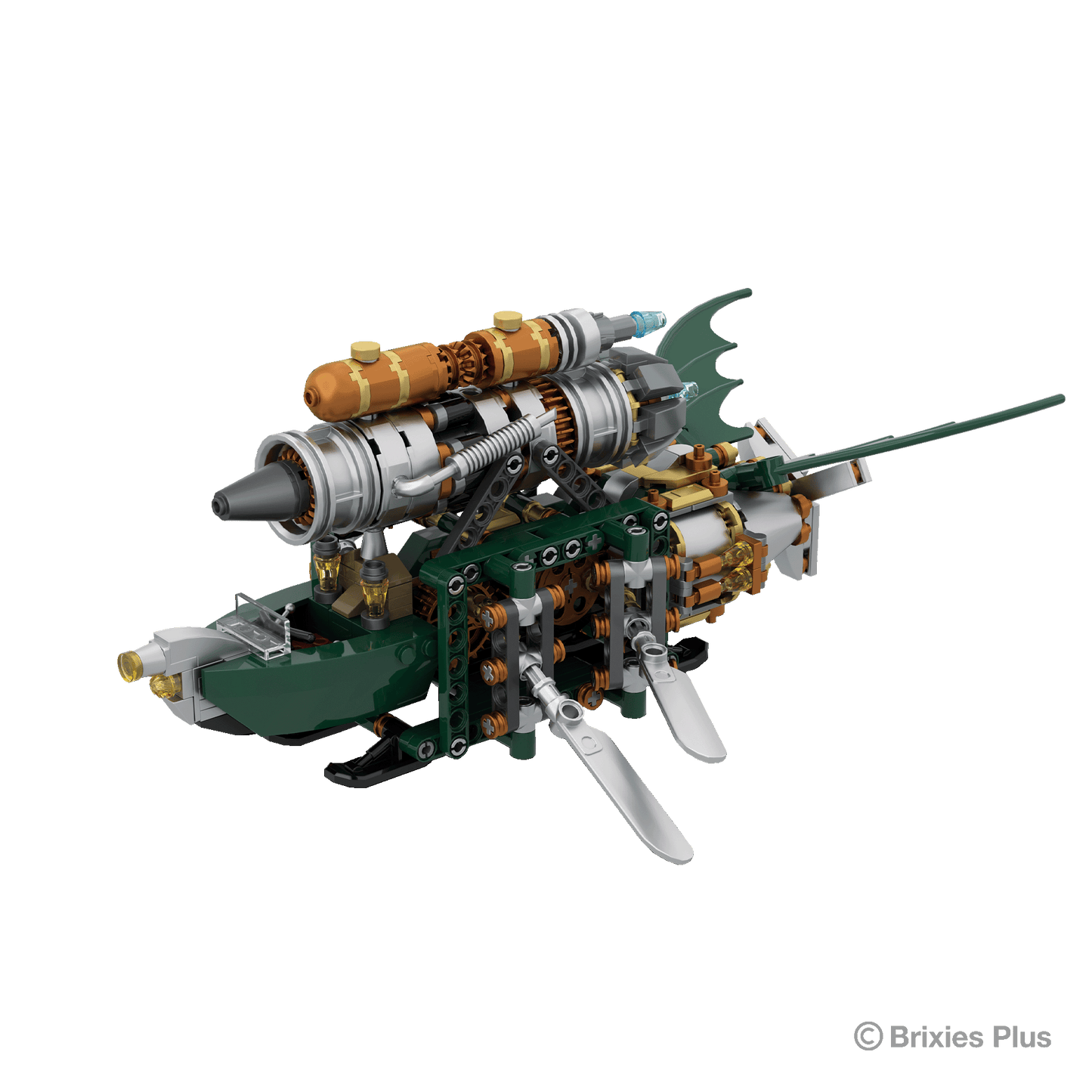 BRIXIES Plus Steampunk Dragonfly