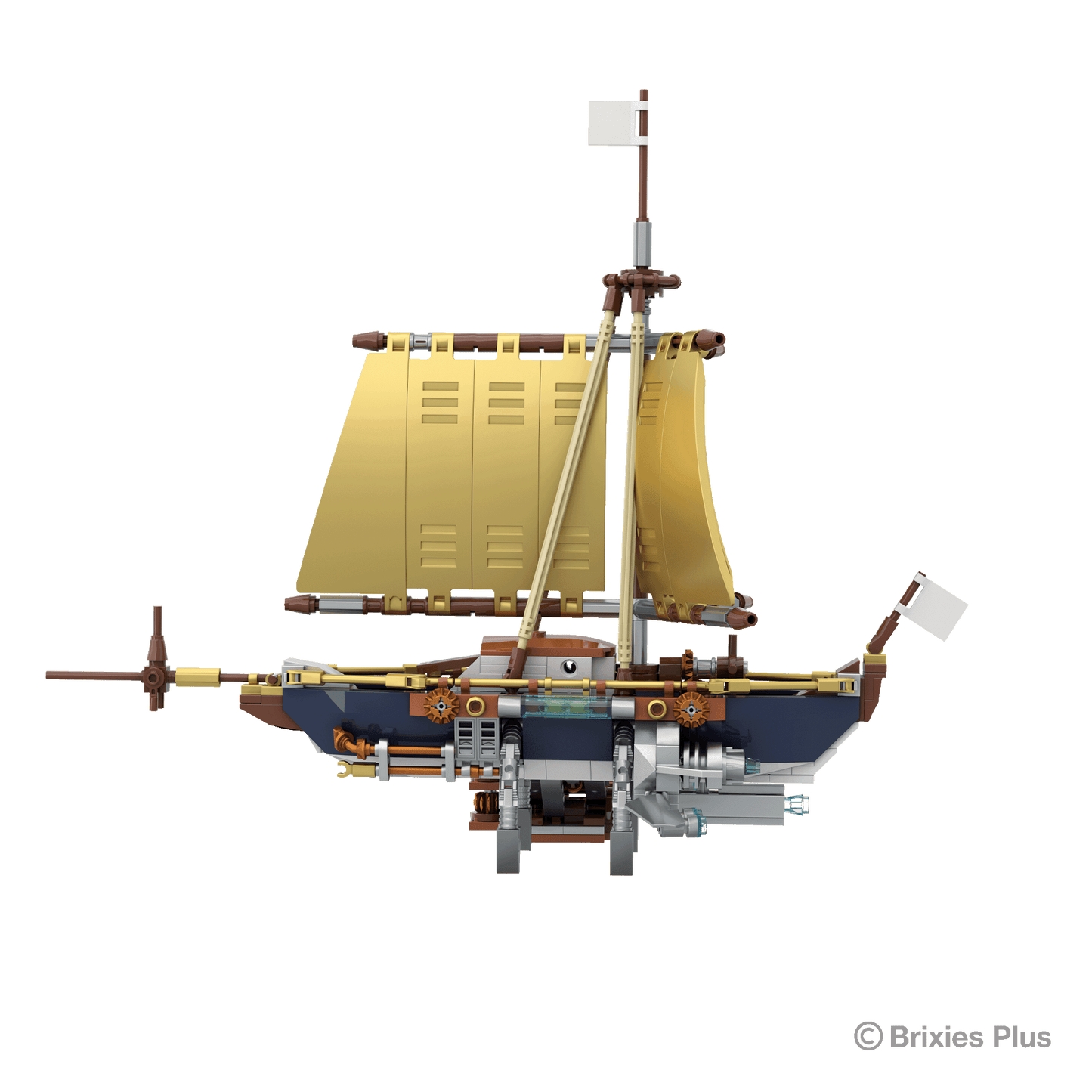 BRIXIES Plus Steampunk Sailing Yacht
