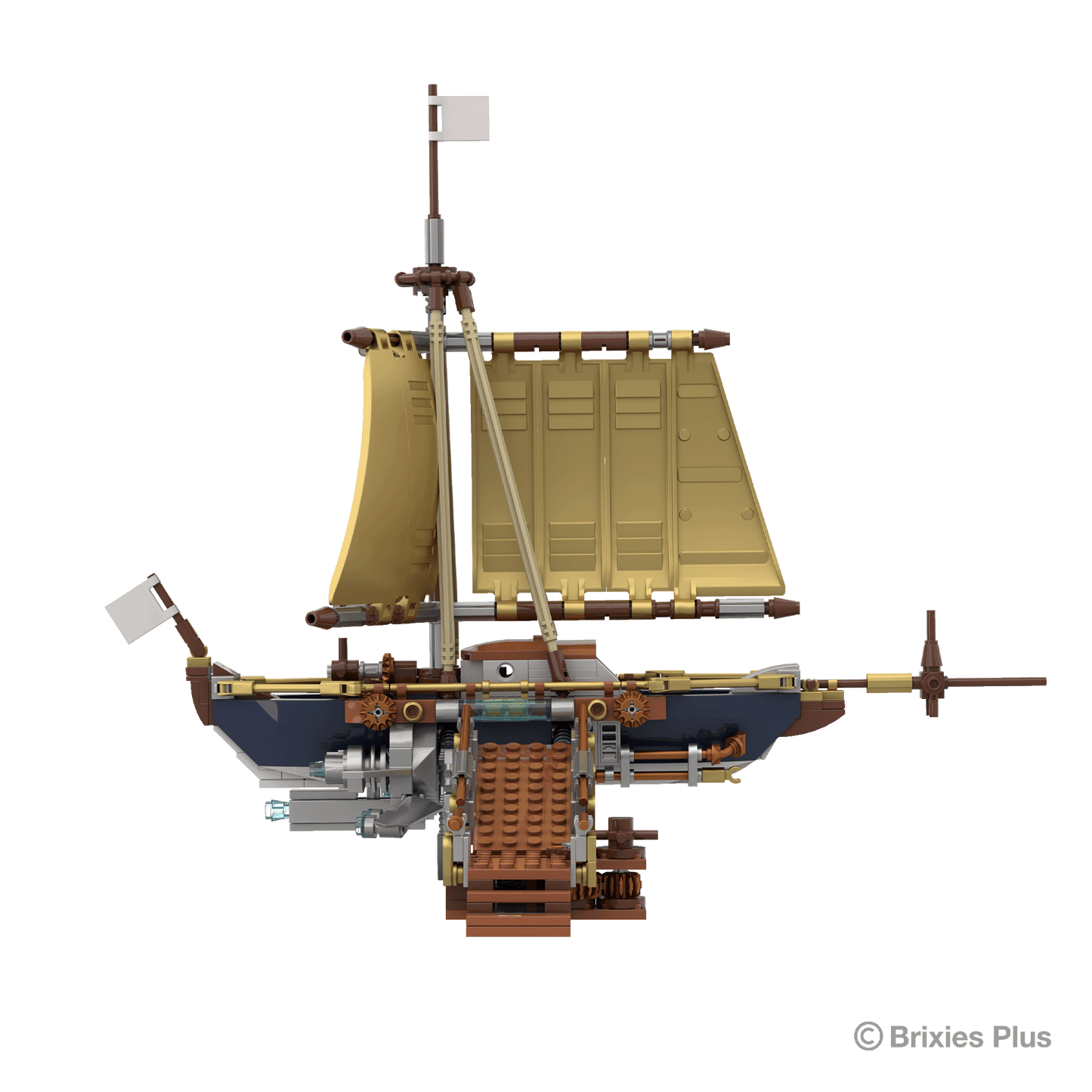 BRIXIES Plus Steampunk Sailing Yacht