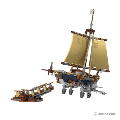 BRIXIES Plus Steampunk Sailing Yacht