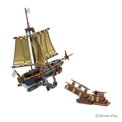 BRIXIES Plus Steampunk Sailing Yacht