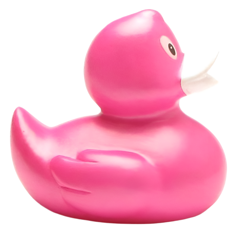 Pato rosa metalizado clásico