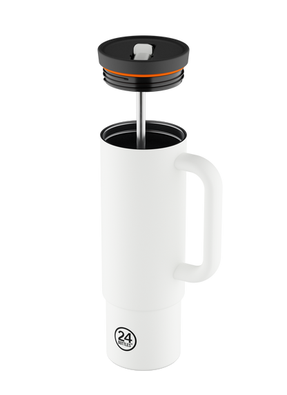 Straw Cup | Ice White - 800 ml