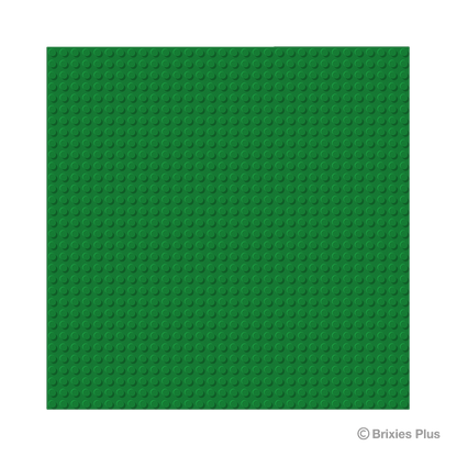 BRIXIES Plus Basis Platte Grün 32 x 32 Noppen