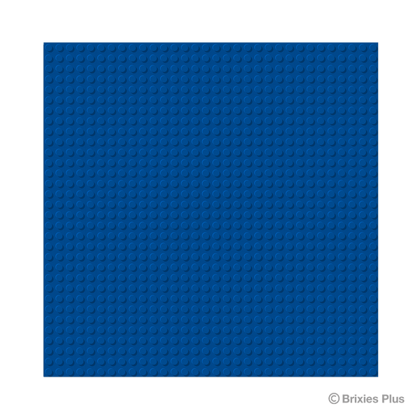 BRIXIES Plus Plaque de Base Bleue - 32 × 32 Tenons