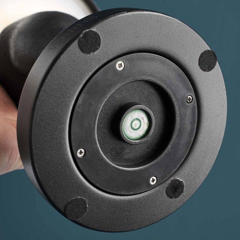 Lámpara de mesa LED con forma de conejo escondido, color negro