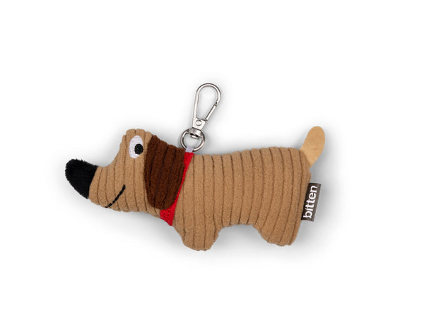 Keyfriend Stretched Sausage Dog Bitten – Porte-clés original