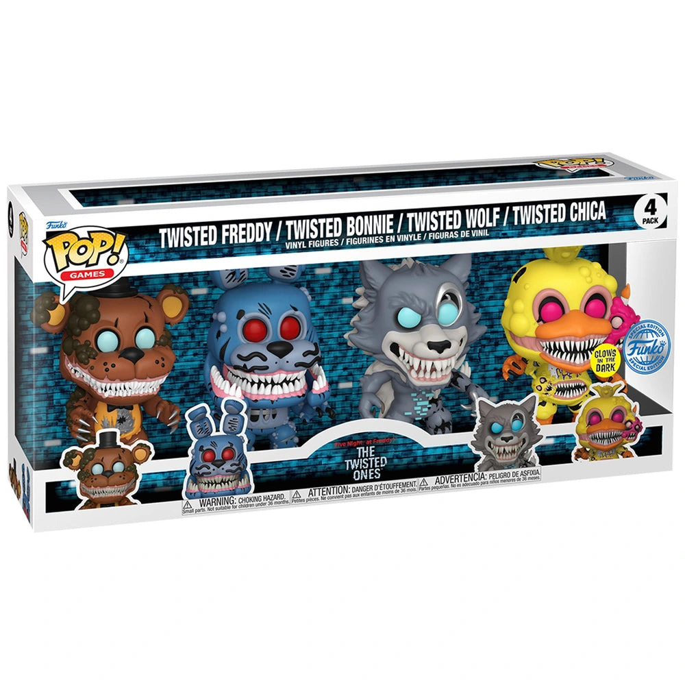 Pop! Five Nights at Freddy's The Twisted Ones - Confezione da 4