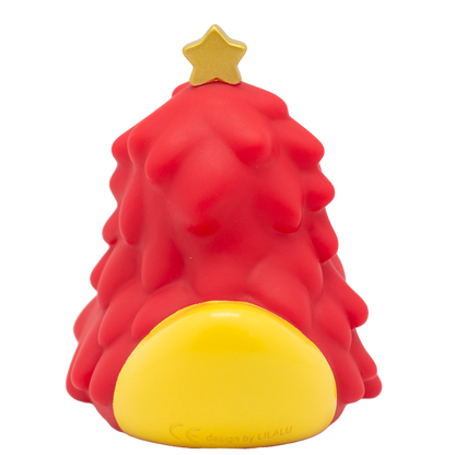 Duck Christmas Tree Red