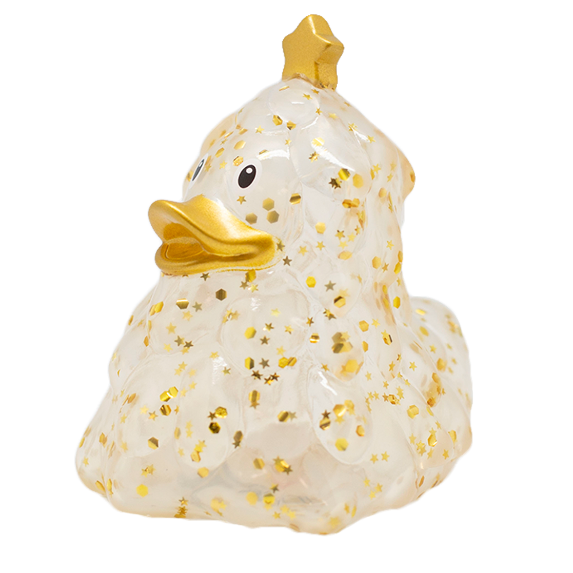 Canard Sapin de Noël Paillettes Dorées