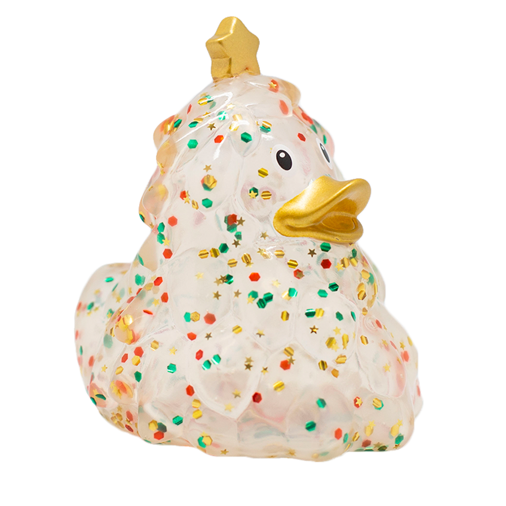 Glittery Christmas Tree Duck