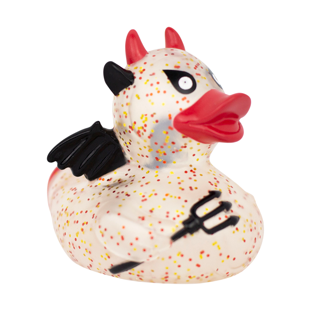Pato diablo con purpurina