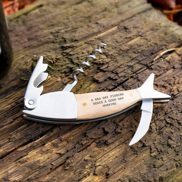 Sommelier Corkscrew Fish 'Un mal día de pesca...'